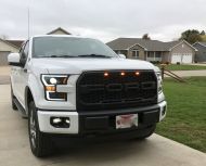 F150 2015-2017 BLACK RAPTOR STYLE LED GRILL